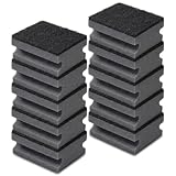 Spülschwamm 10er Pack, 9x7x4 cm I Putzschwamm Grau I Weiche Seite & Scheuerseite I Für Töpfe, Pfannen & Geschirr I Küchenschwamm I Reinigungsschwamm I Topfreiniger I Topfschwamm