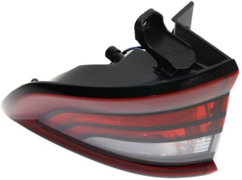 Right Side Taillight Tail Lamp Light Halogen Clear Red Lens For Dodge Durango 2014 2015 2016 2017 2018 2019 2020 2021 2022 - CH2801206