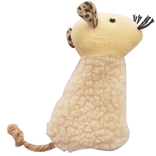 Refillable Mouse Toy Stuffed with Your Choice of 5 Different Cat Drugs (Tatarian Honeysuckle, Silver Vine, Valerian Root, Lemongrass, Catnip) (White, Organic Valerian Root/Organic Lemongrass)