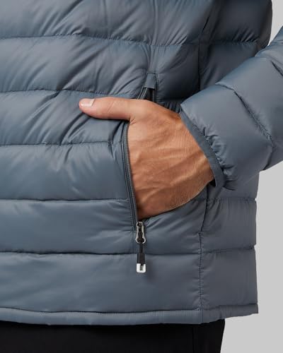 32 Degrees Men's Ultra-Light Down Packable Jacket | Layering | Zippered Pockets | Water Repellent4