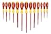 Wiha 32094 Slotted and Phillips Insulated Screwdriver Set, 1000 Volt, 13 Piece