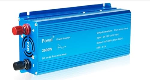 2600W Pure sine Wave Inverter 12V 24V DC Output 110V 220V Car Power Inverter (2600W)