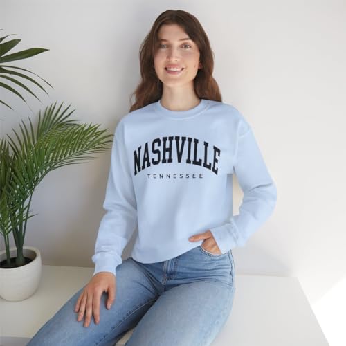 Nashville Tennessee Adult Unisex Crewneck Sweatshirt - Product Details