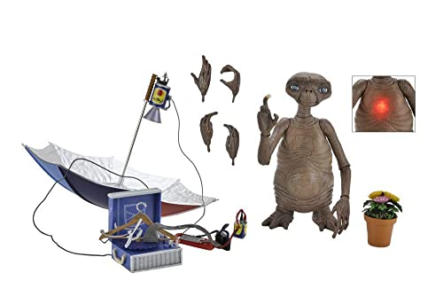 NECA E.T. - Ultimate Deluxe E.T. - Figurine 40ème Anniversaire 18cm Noir