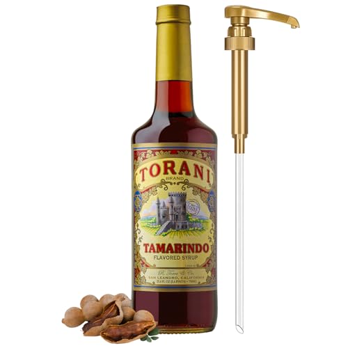 image for Torani Tamarindo Syrup, 100th Anniversary Flavor for Drinks, Glass Bot