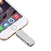 Produktbild USB-Speicherstick, 3 in 1, OTG, USB 3.0, i-Flash Pendrives für iPhone/iPad/Android-Handys/PC/iOS und Android-Geräte grau 128 GB