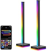 upHere LED RGB Smart Lampe Bureau, ​avec Effets D'éclairage Multiples,Contrôle de l'APP Synchroni...