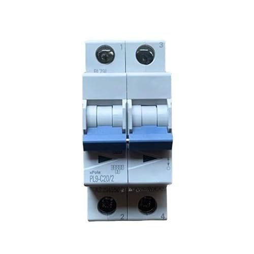 PWQBABJWL PL9-C20/2 Small Circuit Breaker 20A 2P C 6kA