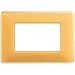 BTicino Płyta czołowa 3 modułów, żółta, AM4803CAB