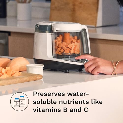 Baby Brezza One Step Baby Food Maker Deluxe - Steam + Blend Organic Food - image 4