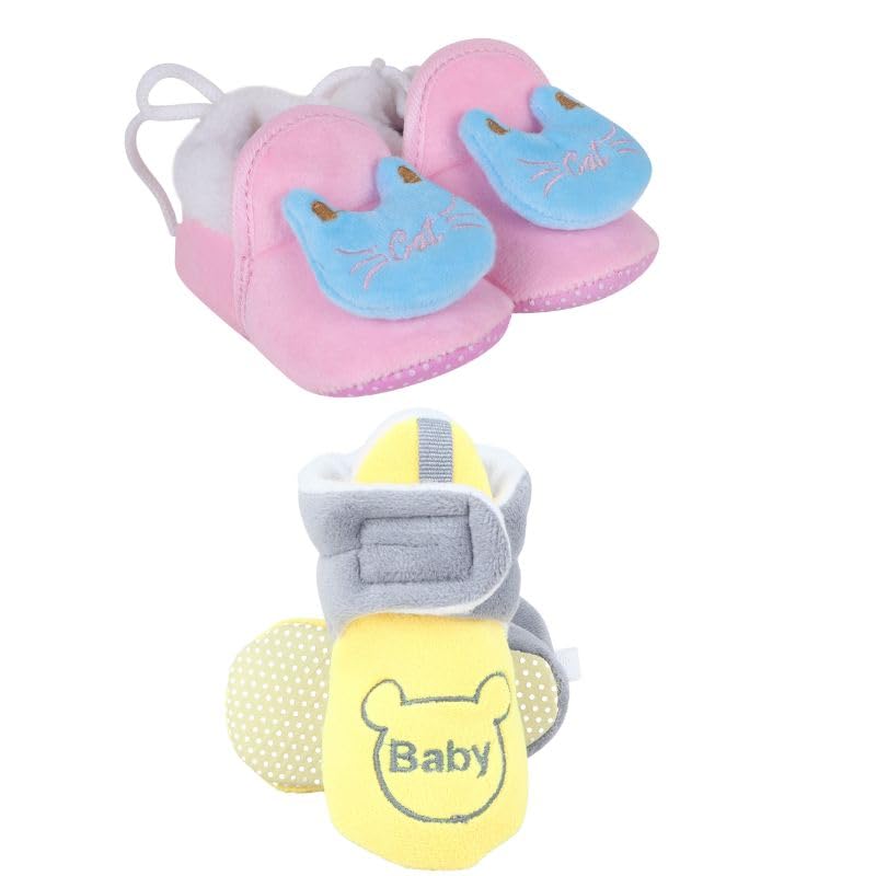 Star Fish Newborn Baby Boys & Girls 6 TO 9 Months Skin Friendly Comfortable & Breathable Cotton Booties (Yellow -COMBO-(2)-1181-1125) (B0D6RLPRND) Amazon Price History, Amazon Price Tracker