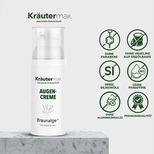 Brown Algae Extract Eye Cream with Caffeine and Aloe Vera Gel 1 x 30 ml, 30 ml (Pack of 1) - Image 4