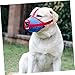 Kisangel Adjustable Breathable Dog Muzzle Cover for Biting and Barking Soft Mesh Mouth Mask for Chewing XL Washable and Comfortable Design