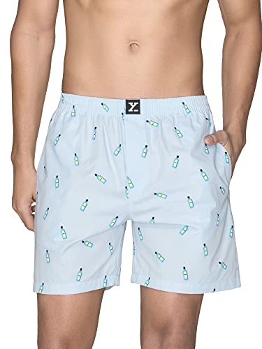 Image of XYXX Men's Surf & Pace Super Combed Cotton Boxer Shorts (Pack of 2)