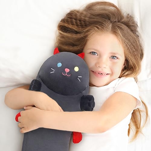 SNOWOLF Gatto Cuscino Morbido Peluche Cuscino