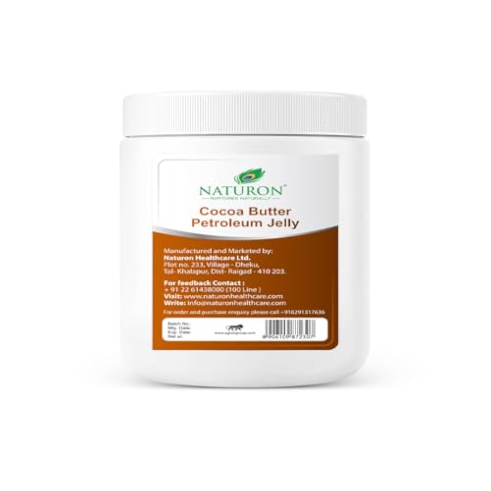 Naturon Cocoa Butter Petroleum Jelly for Soft & Moisturized Skin
