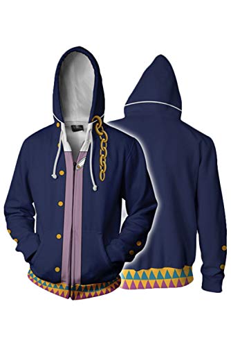 Jotaro 3D bedrucktes Kapuzen-Sweatshirt mit langen Ärmeln Cover