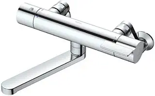 TOTO 浴室用壁付サーモスタット混合水栓 シャワーなし 170mm
