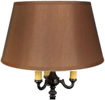 Upgradelights Replacement Lamp Shade for 19 Inch Old Floor Lamps in Bronze Silk