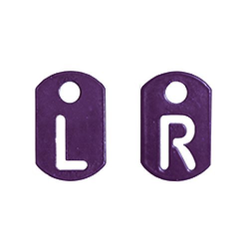 Photo de Paire de Radiographie Tablette Marqueurs (L et R) – Choix de Couleurs – pour radiographes.