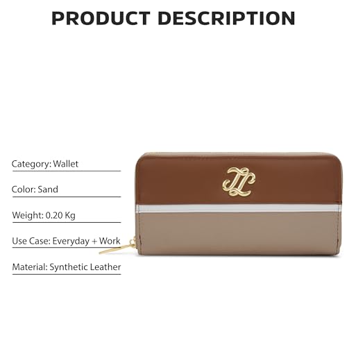 Image of Lavie Signature Women's St.Cloud Colourblock Zip Around Wallet | Gift for Women