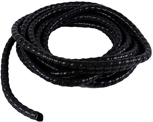 HpLive Protección de alambre manguera hidráulica, protector de cable de cinta en espiral, protección de alambre enrollado, tubo de gestión de cables