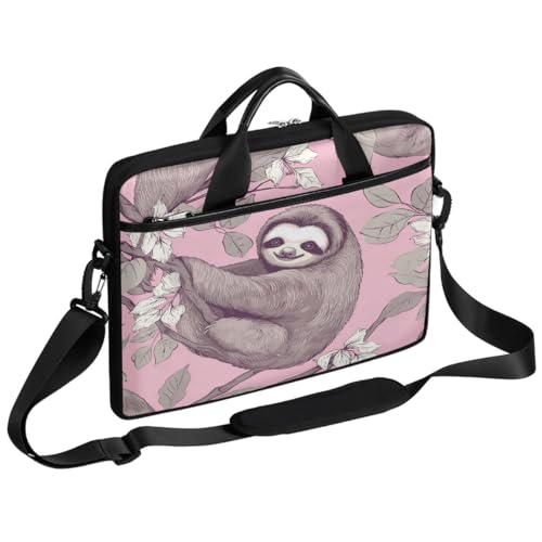 Bolsa para laptop con diseño retro y correa ajustable 15 pulgadas