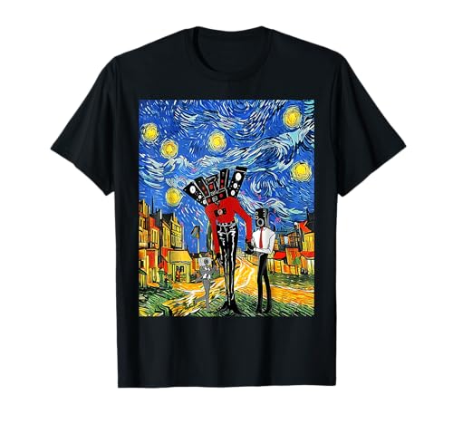 Skibidi Toilet Tiviman - Camiseta divertida para niños y adolescentes Camiseta