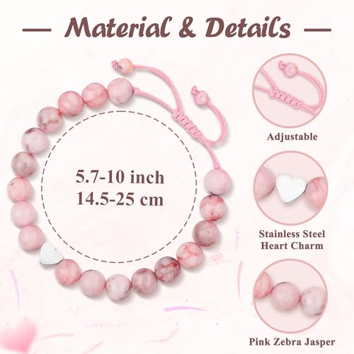 Image of Sereney Birthday Gifts for Girls, Beaded Bracelets as 1 /2 1 2 3 4 5 6 7 8 9 10 11 12 13 14 15 16 Year Old Birthday Gift, Adjustable Cross /Pearl Bracelet as Happy Birthday Gifts for Daughter