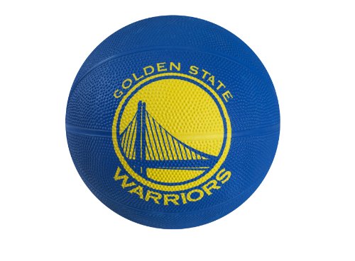 Spalding NBA Golden State Warriors Mini Rubber Basketball