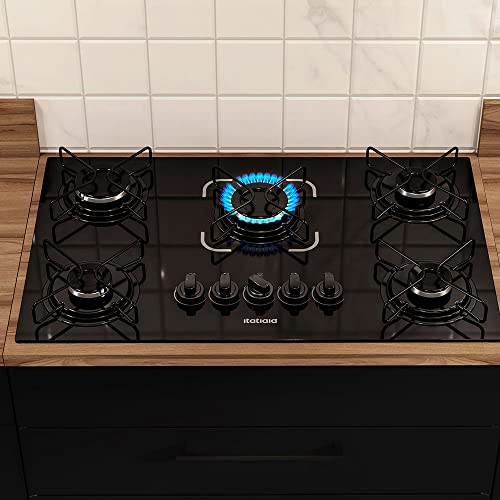 Cooktop Essencial 5 Bocas - Preto glide
