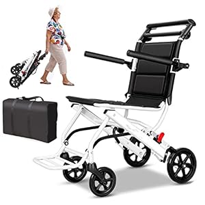 UU-ZHANG Superleichter Transportrollstuhl 6,8 kg