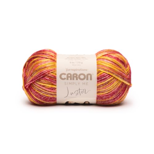 Image of Caron Simply Me Luster Yarn for Crocheting Soft, Pink Caprice, 2-Pack