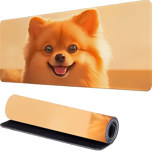 Tapis de Souris Gamer 800x400mm Le Chien XXL pour Bureau de Maison