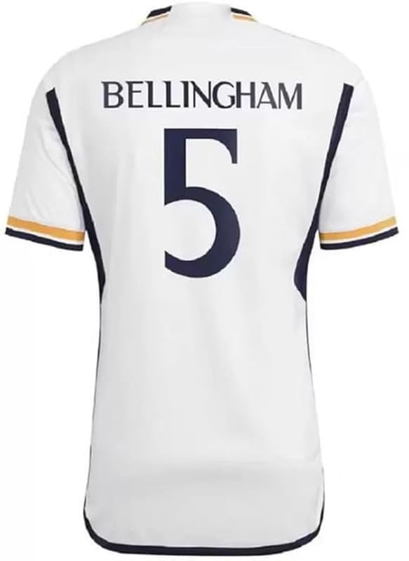 RJM Bellingham 5 Madrid Football Team Home Jersey 2024 for (Kids,Boys,Men)