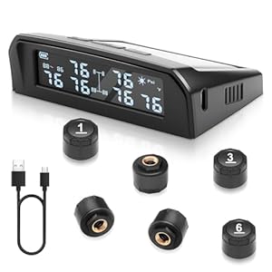 KAOLALI T6-6 TPMS Reifendruckkontrollsystem mit 6 Sensoren