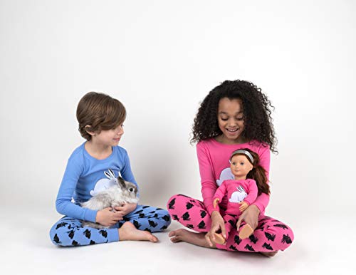 image for Leveret Kids & Toddler Pajamas Matching Doll & Girls Pajamas 100% Cott