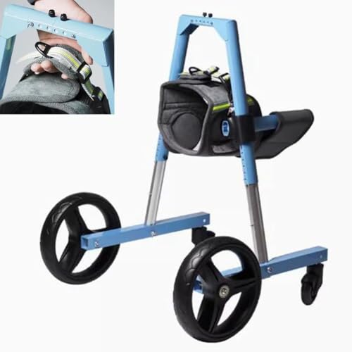 犬 車椅子 前足をサポートする4輪犬用車椅子、 前足負傷者/麻痺者用歩行補助具、 ペットのリハビリ訓練用犬用カート (X-Small)