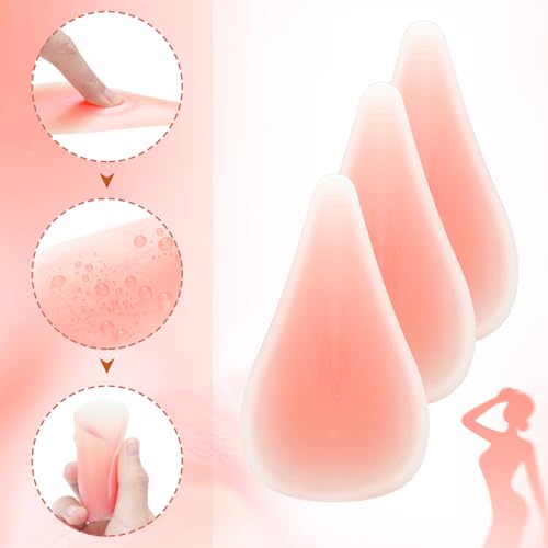Image of Geyoga 8 Pcs Toe Concealer Seamless Hider Reusable Silicone Anti Cover Insert Guard for Women Girls