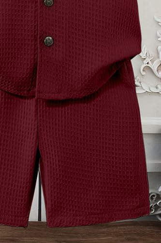 Image of Fashion Dream Boys Cotton Blend Solid Co-ord Set|Boys Co-ord Set|Boy's Clothing Set|Boy's 2 Piece Set|Clothing Set|Boys Shirt and Short Set|Co-ords
