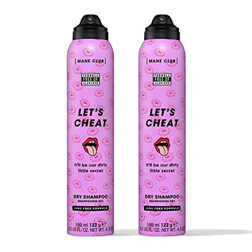 Mane Club Let's Cheat Dry Shampoo, Cruelty Free, Vegan, No Sulfates Or Parabens — Pack Of 2 #TOP5