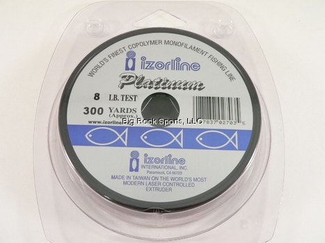 Izorline 27035 Platinum Co-Polymer Mono Line, 8 lb/300 yd, Clear