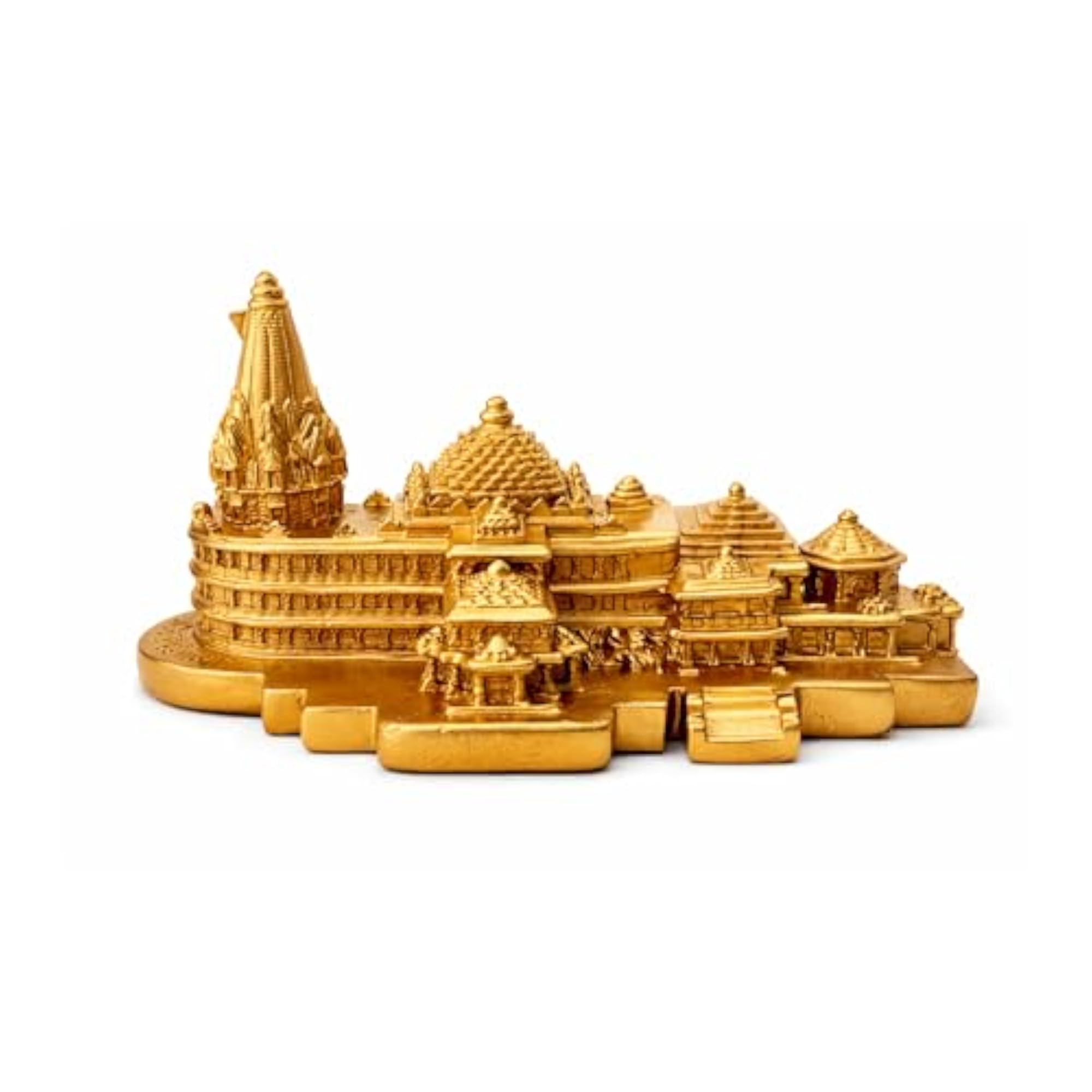 Gold Plated Sacred Ayodhya Ram Mandir Idol