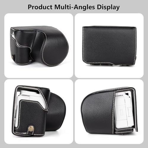 Funda para Cámara Sony ZV-E10 II de Cuero PU Negro miniatura 3