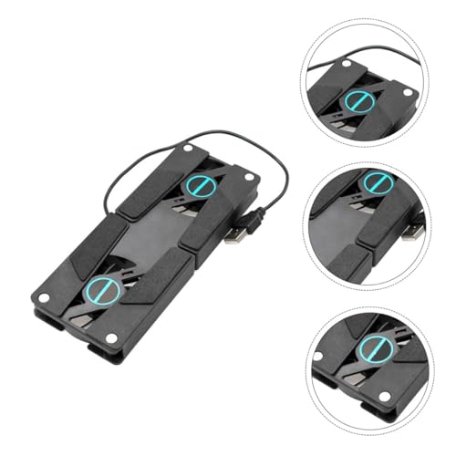VALICLUD base refrigerante plegable para portátil con 2 ventiladores USB miniatura 7