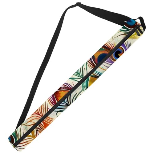 Beer Sleeve funda térmica para 7 latas de bebidas con diseño de plumas de pavo real