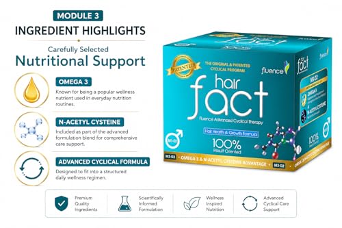 Image of Hair Fact Fluence (M3-O2) Advanced Cyclical Therapy Kit for Men