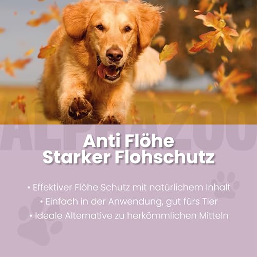 alphazoo ByeByeVloh Flohspray für Hunde gegen Flöhe Flohschutz, 500ml