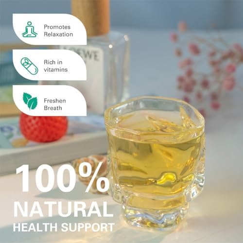 WT WEETEE Spearmint Tea Bags, Made with 100% Pure Spearmint Leaf, Natural Caffeine-free Herbal Tea, Refreshing & Smooth Mint Tea - 3