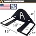 IRON AMERICAN Elite Ping Pong and Table Tennis Storage Rack, MADE in USA - 1.375 Inch Slot for Balls and 3.25 Inch Slot for Paddles, Ping Pong Ball Holder, Hardware Included